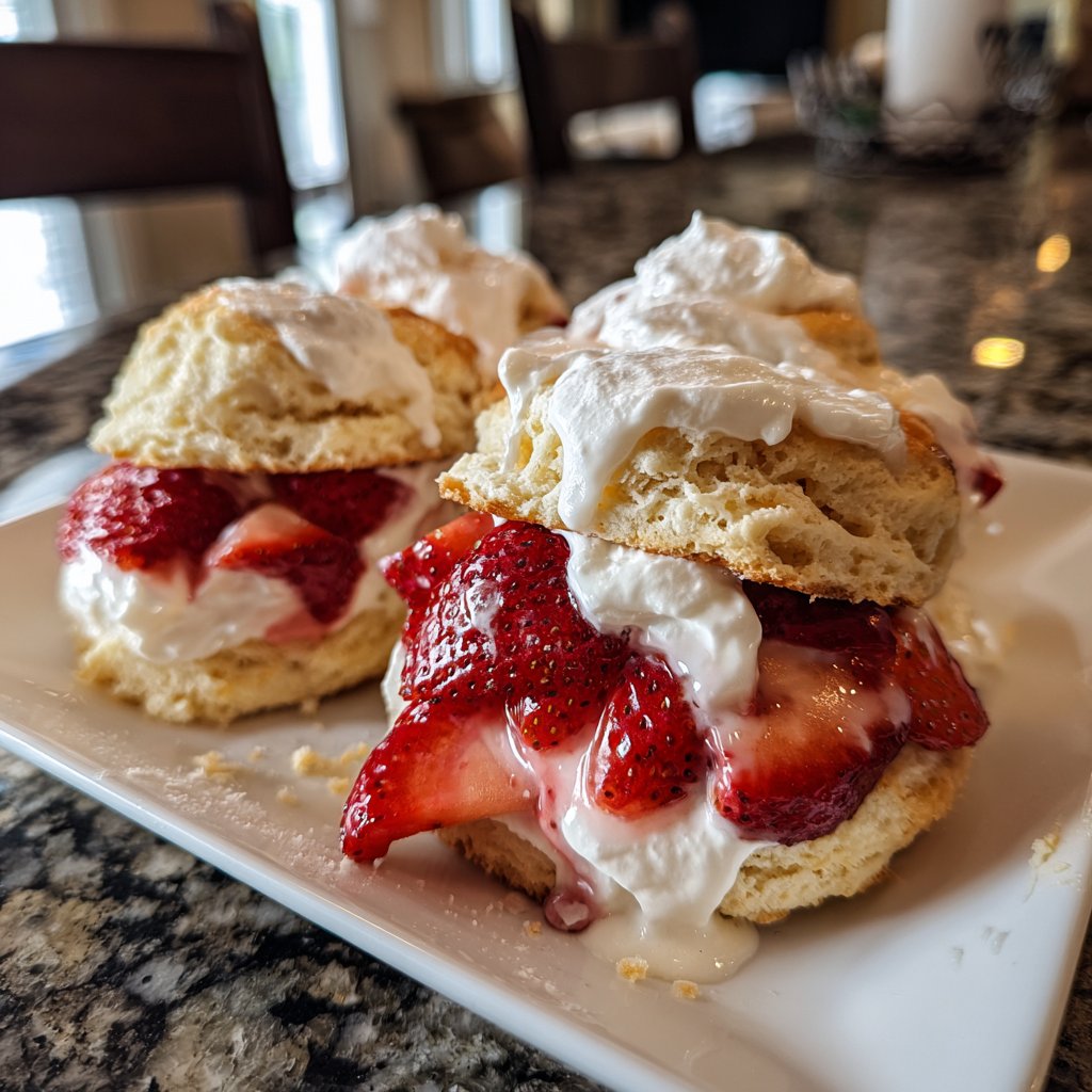 Valentines Treats Strawberry Shortcakes