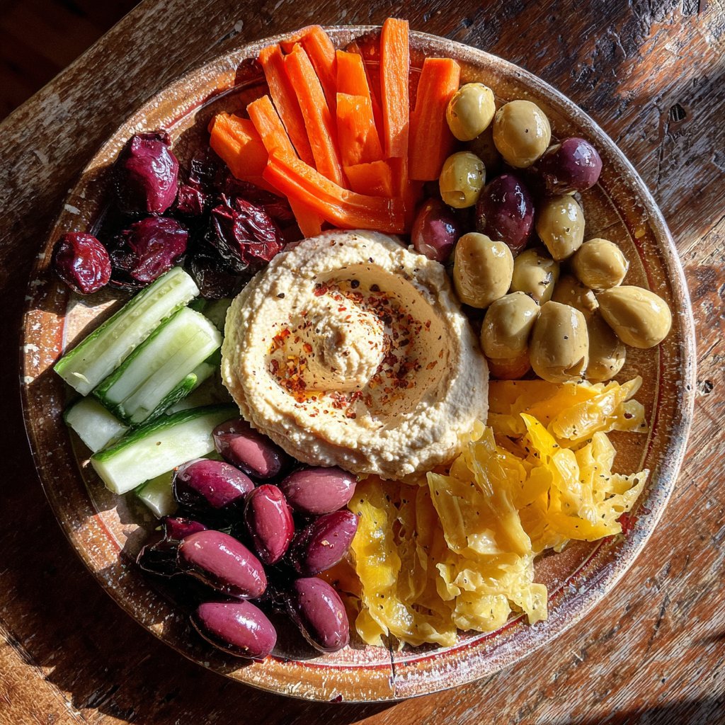 Romantic Mezze Plate for Two