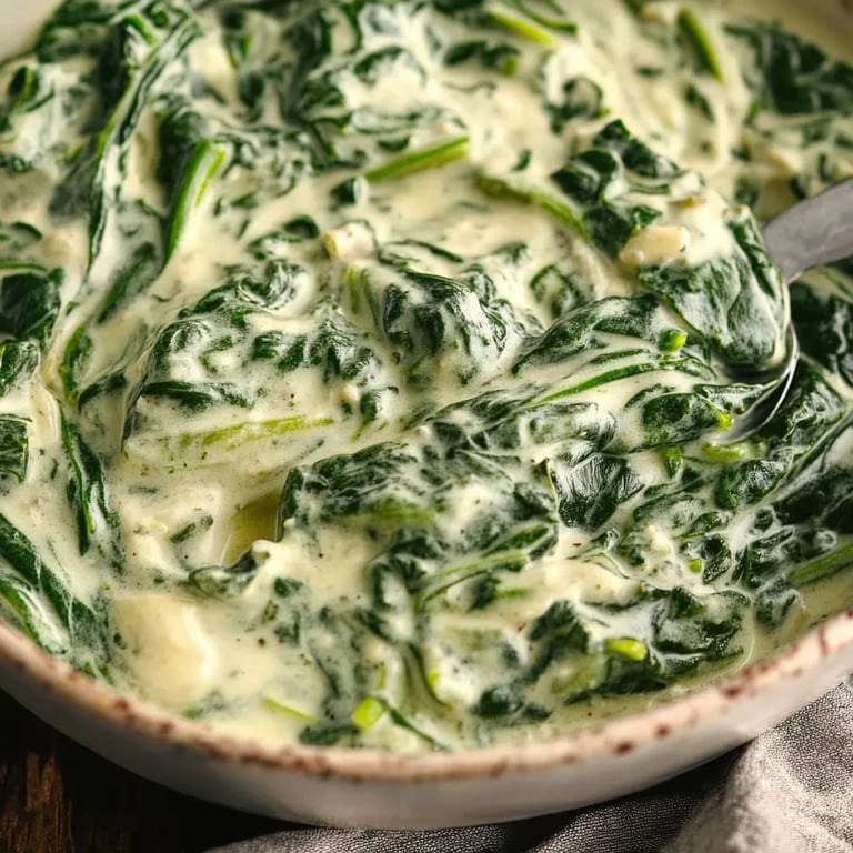 Steakhouse Creamed Spinach (Small Batch)