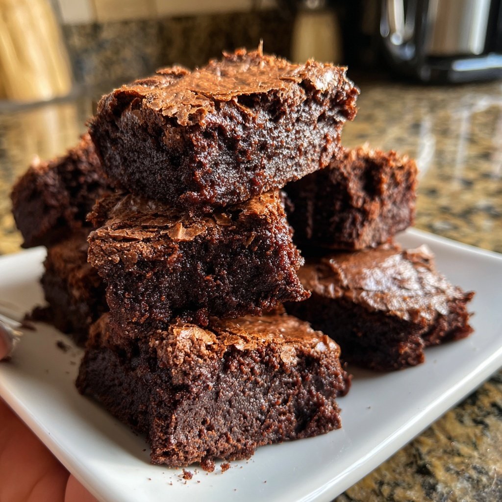 Sourdough Discard Brownies One Bowl