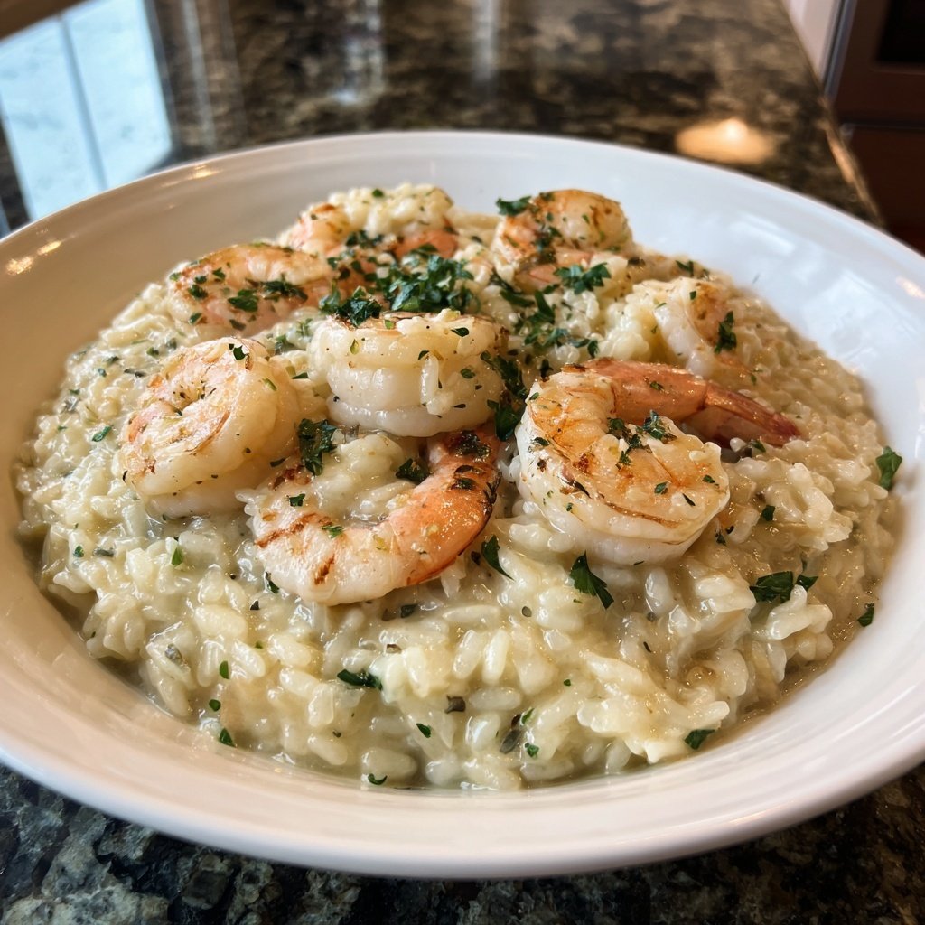 Seafood Risotto with White Wine