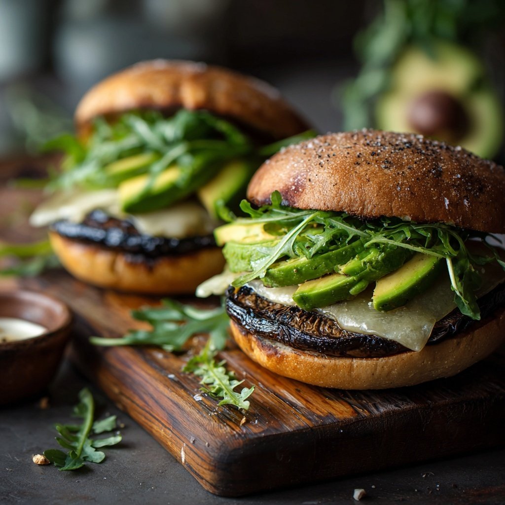 Grilled Portobello Burgers
