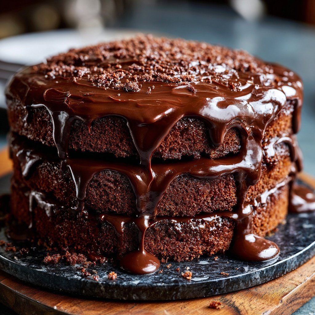 Chocolate Cake Made With Sour Cream