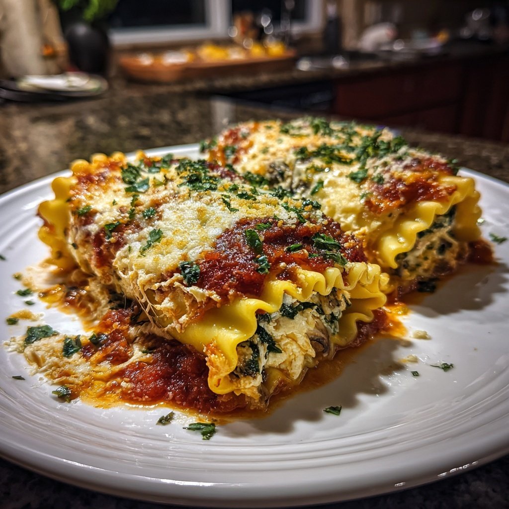 Vegetable Lasagna Roll Ups