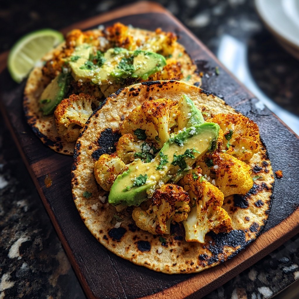 Roasted Cauliflower Tacos
