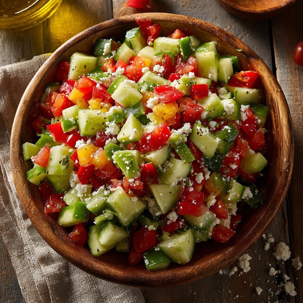 Celery Cucumber Crunch Salad